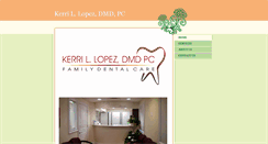 Desktop Screenshot of kerrilopezdmd.com